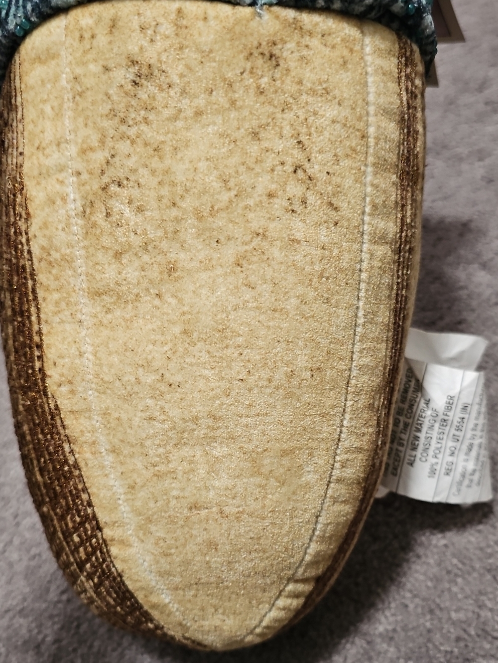 NWT* John Derian Embellished Velvet Acorn Pillow - Picture 8 of 12